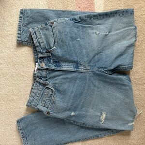 Zara Blue Straight Leg Jeans